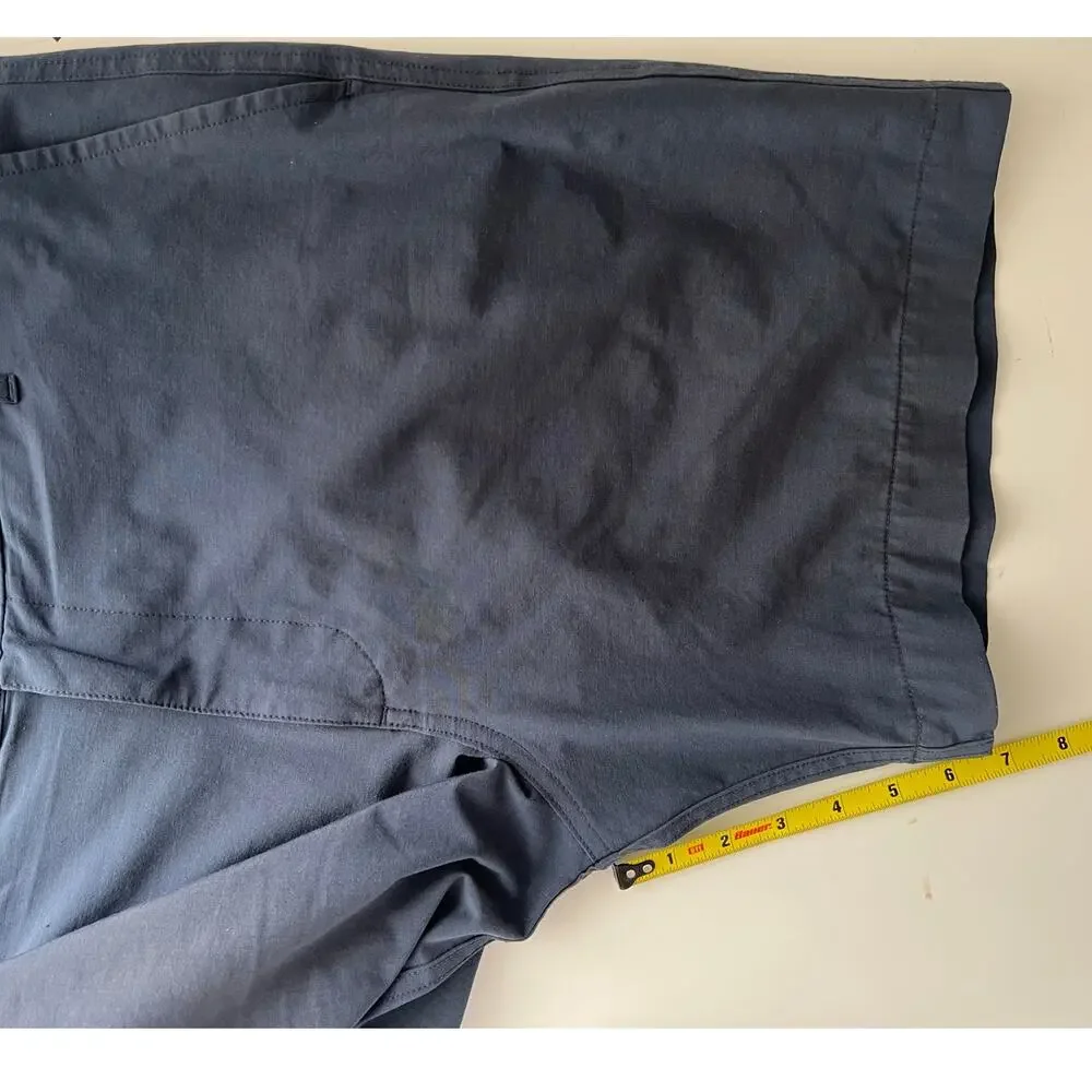 Faherty All Day Shorts Men 34 Blue Performance Stretch Quick Dry Lightweight